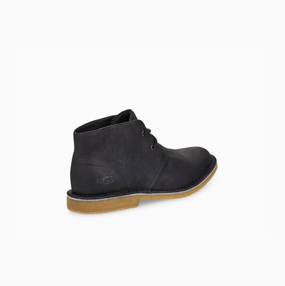 UGG Groveland Chukka Ökenboots Herr Svarta | WEXW8509