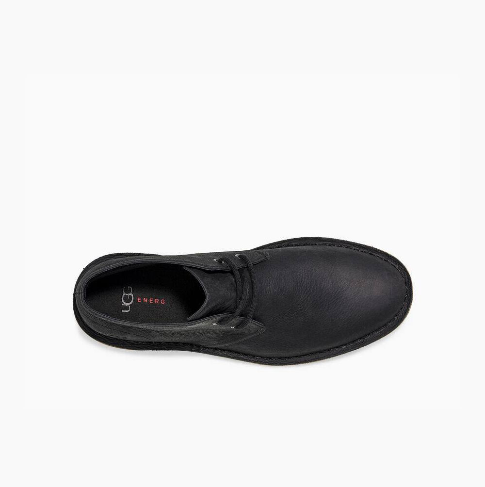 UGG Groveland Chukka Ökenboots Herr Svarta | WEXW8509