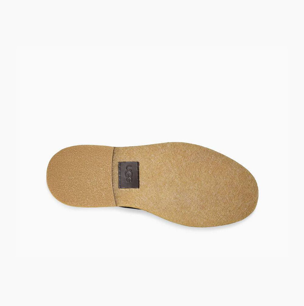UGG Groveland Chukka Ökenboots Herr Svarta | WEXW8509