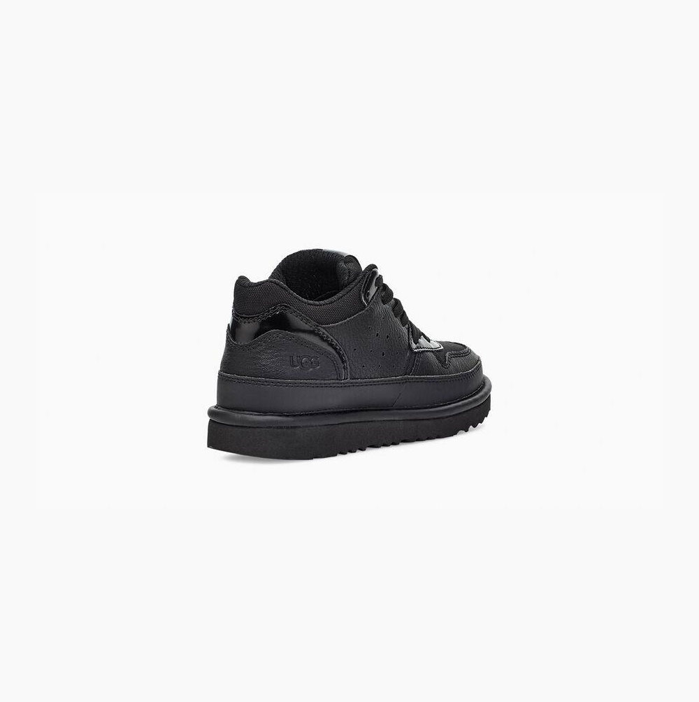 UGG Highland Platform Skor Barn Svarta | CYR8MJD1