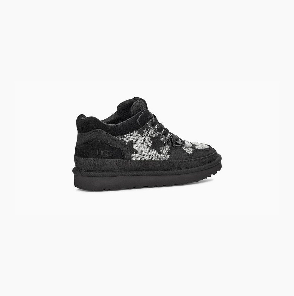 UGG Highland Sequins Platform Skor Dam Svarta | BYL09OPH