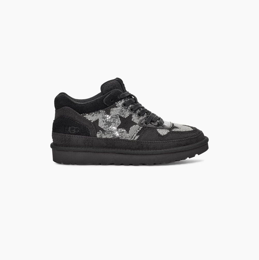 UGG Highland Sequins Platform Skor Dam Svarta | BYL09OPH