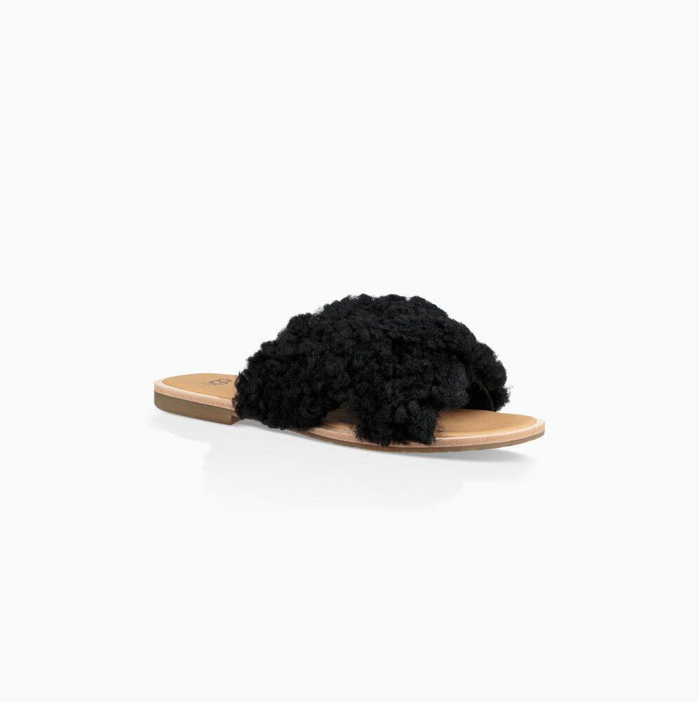 UGG Joni Badtofflor Badtofflor Dam Svarta | G3LKL6PC