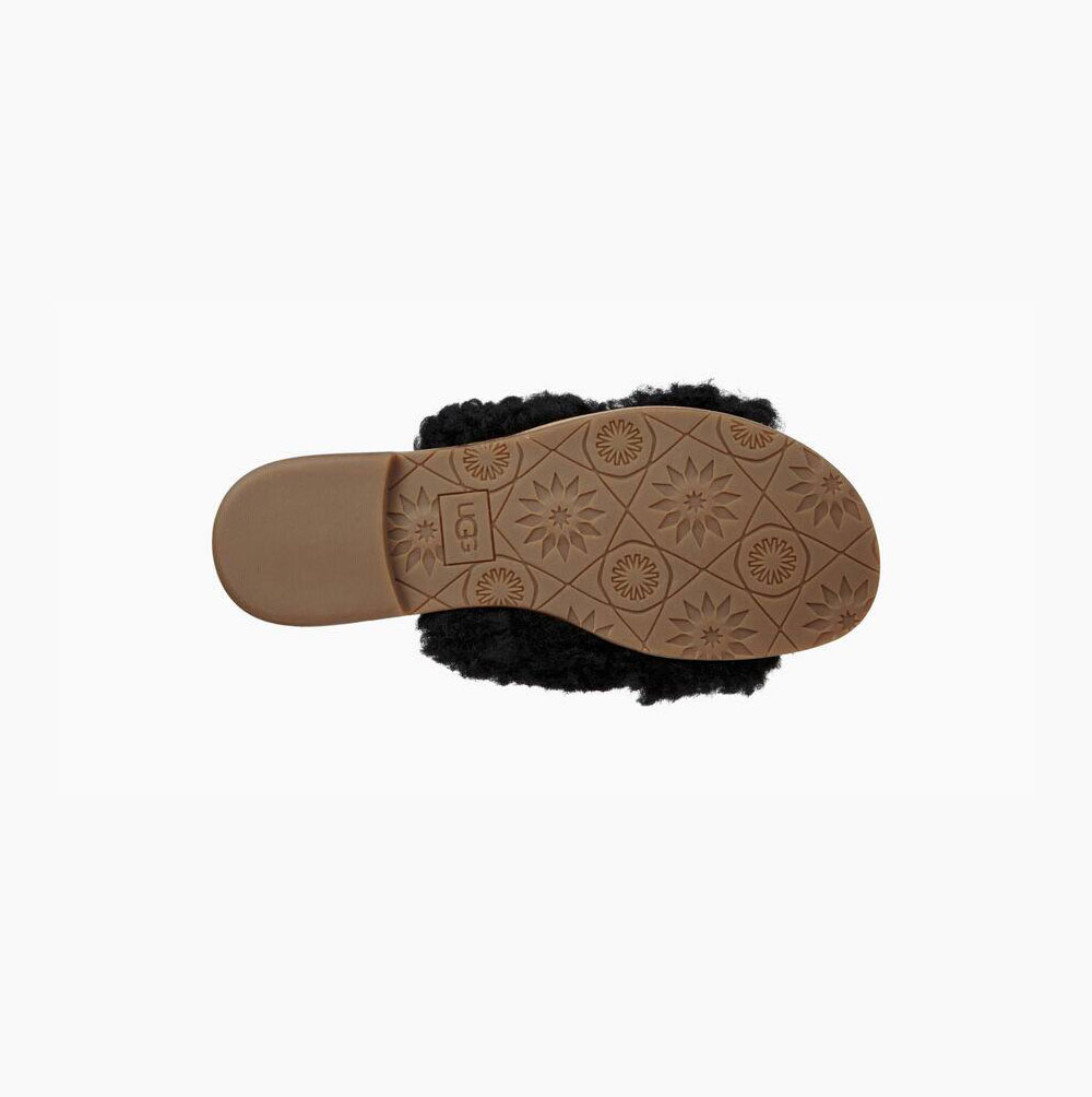 UGG Joni Badtofflor Badtofflor Dam Svarta | G3LKL6PC