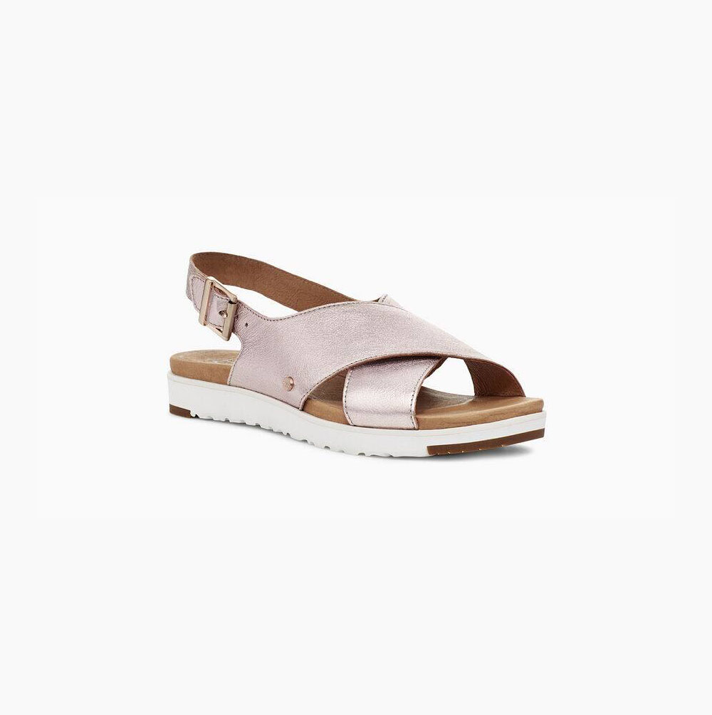 UGG Kamile Metallic Sandaler Dam Rosa | BSPU151B