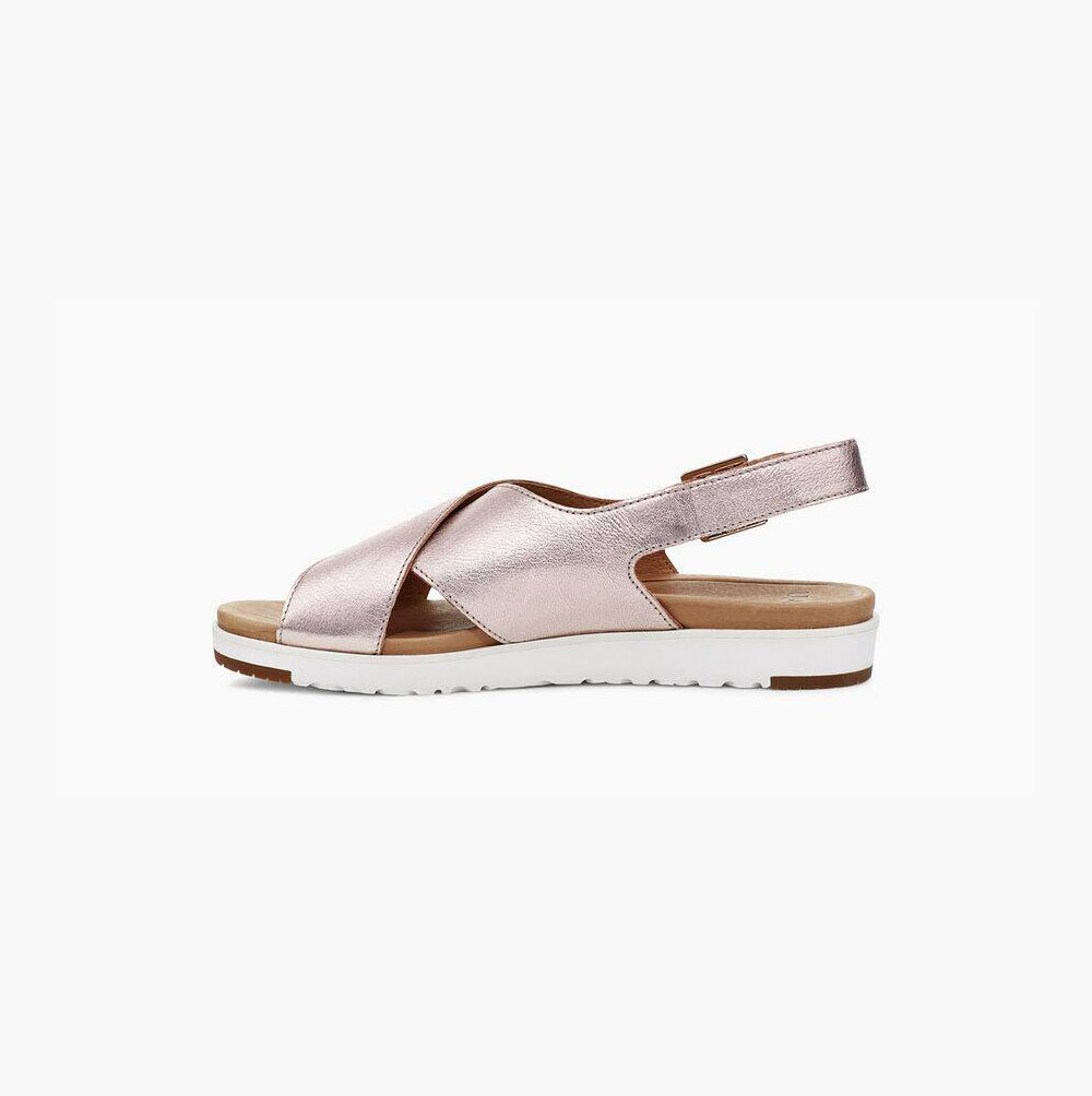 UGG Kamile Metallic Sandaler Dam Rosa | BSPU151B
