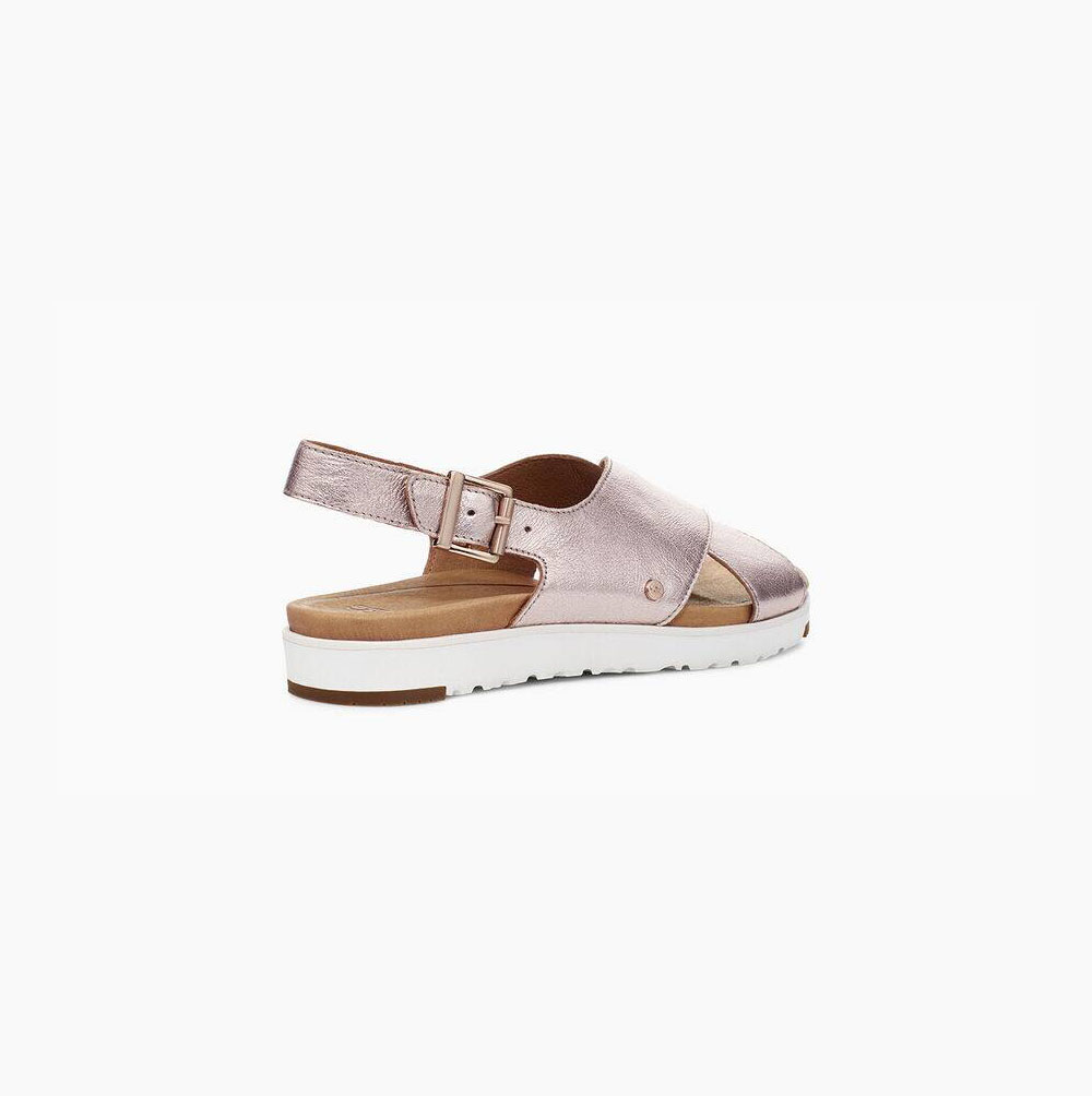 UGG Kamile Metallic Sandaler Dam Rosa | BSPU151B