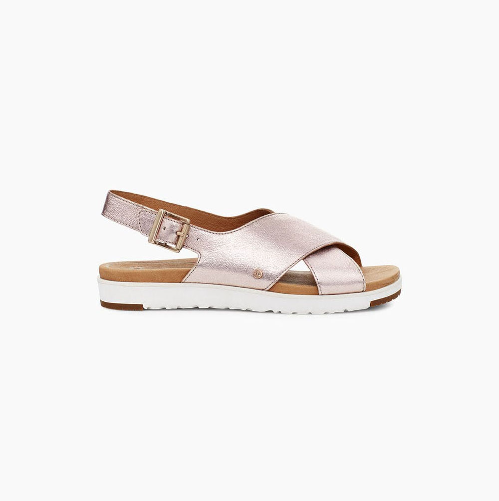 UGG Kamile Metallic Sandaler Dam Rosa | BSPU151B