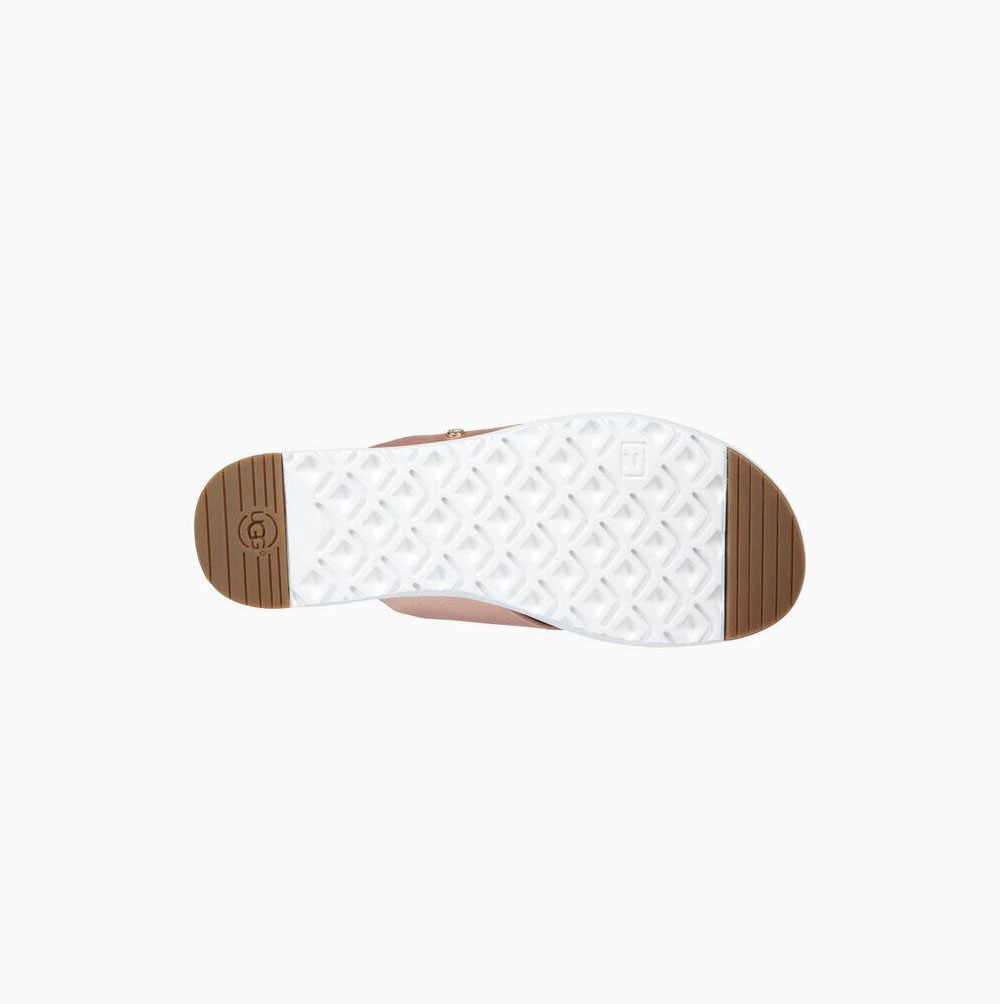 UGG Kari Metallic Sandaler Dam Rosa Guld | RTYV0ZZZ