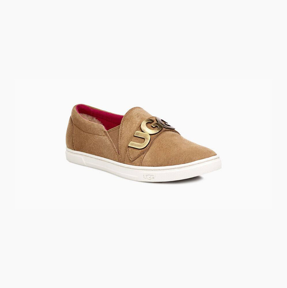 UGG Kitlyn Charm Slip On Sneakers Dam Bruna | 3RTXCGP6