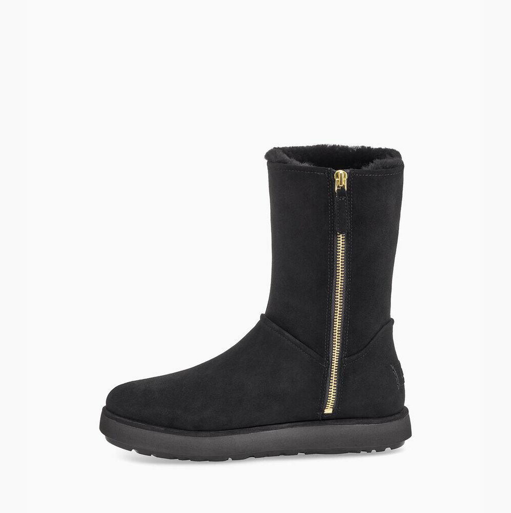 UGG Klassiska BLVD Korta Stövlar Dam Svarta | ZYIRCWRL