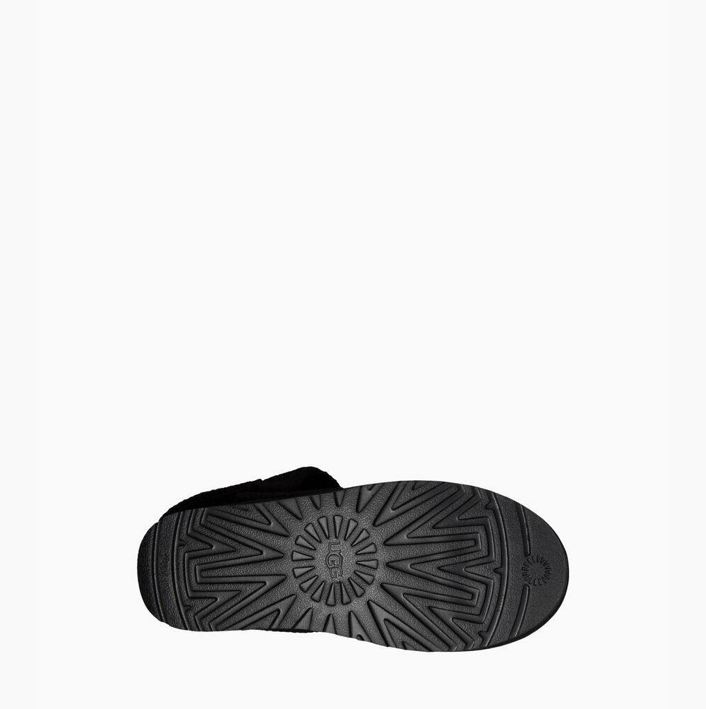 UGG Klassiska Cardy Sweater Boots Dam Svarta | BRU4ZJPH