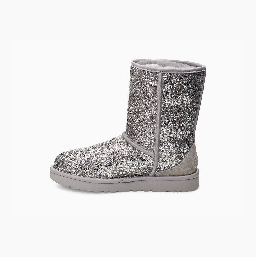 UGG Klassiska Cosmos Korta Stövlar Dam Silver | IJNMS41T