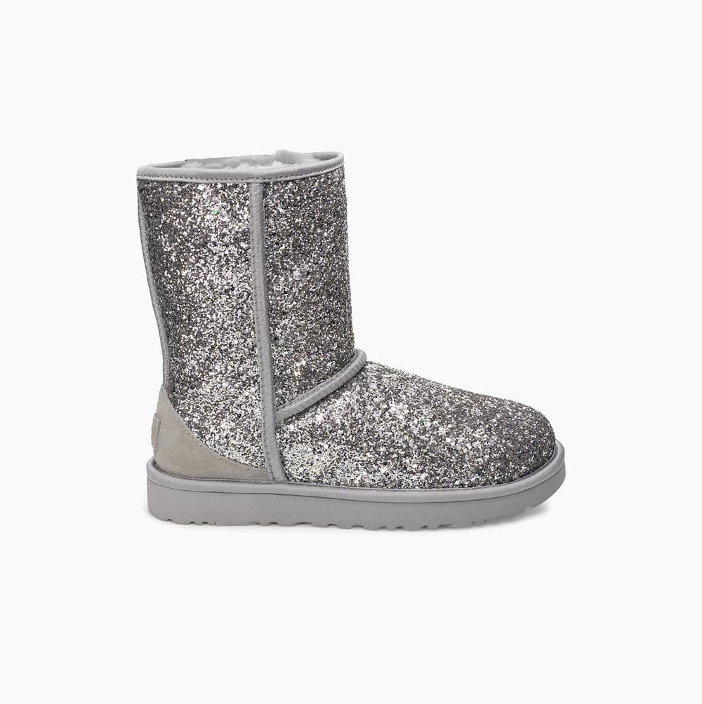 UGG Klassiska Cosmos Korta Stövlar Dam Silver | IJNMS41T