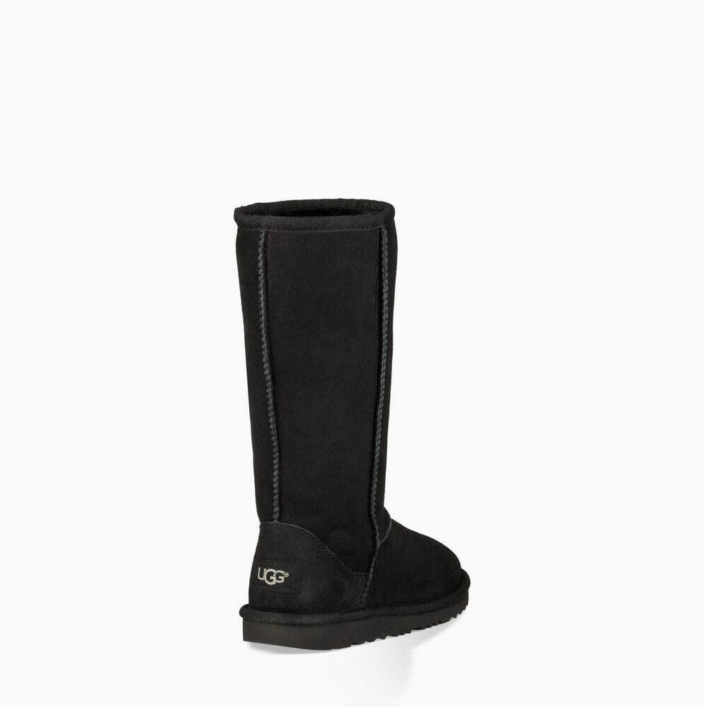 UGG Klassiska II Höga Stövlar Barn Svarta | FUB6E63E