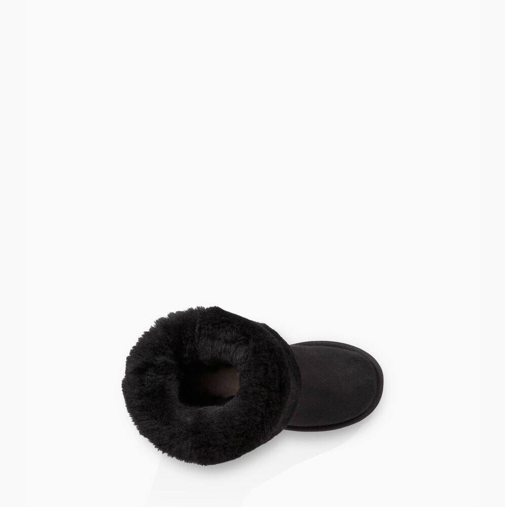UGG Klassiska II Höga Stövlar Barn Svarta | FUB6E63E