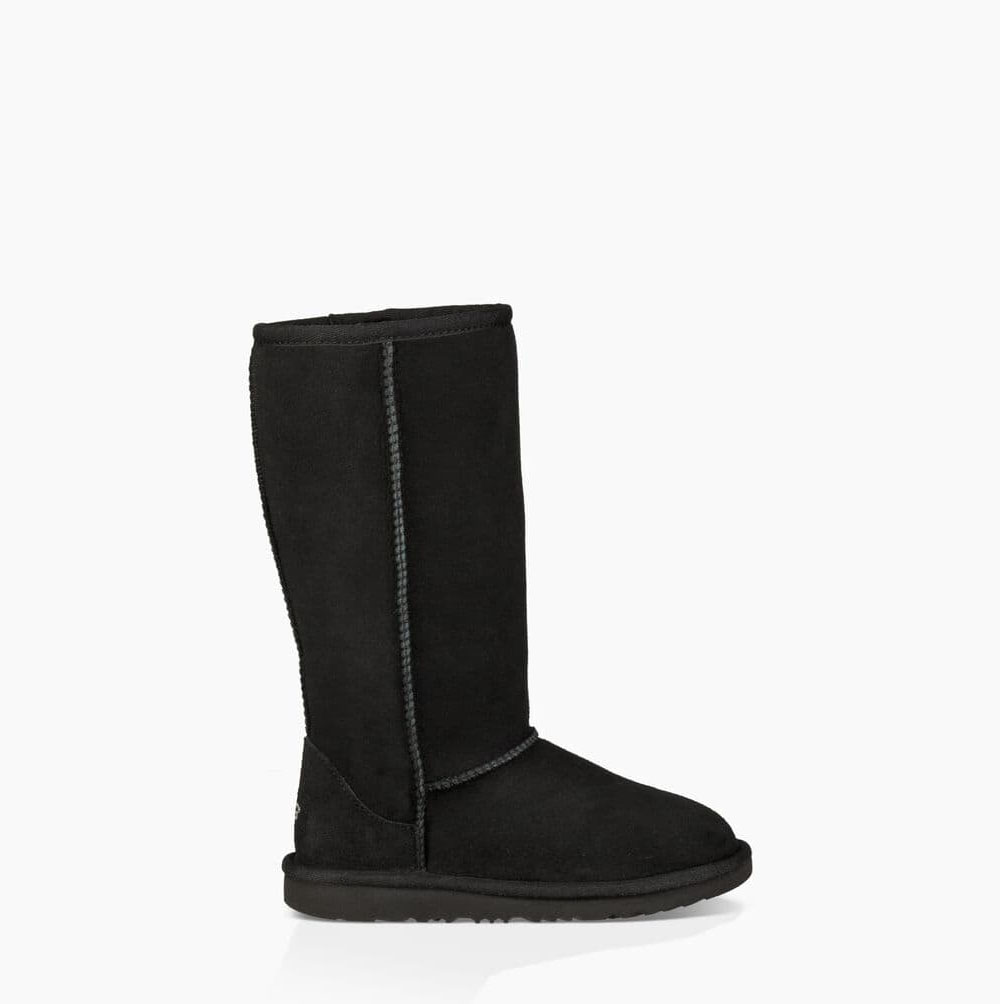 UGG Klassiska II Höga Stövlar Barn Svarta | FUB6E63E