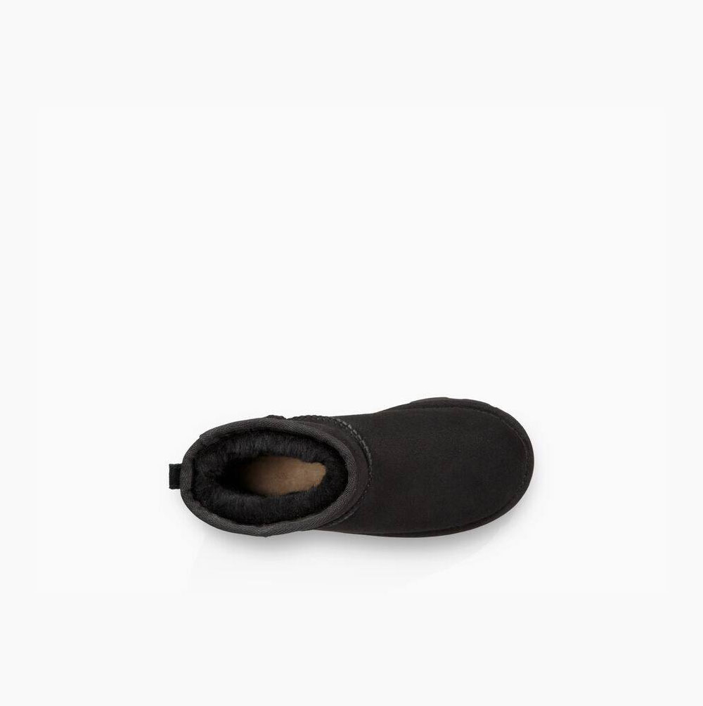 UGG Klassiska II Mini Classic Boots Barn Svarta | YNSHMLOU