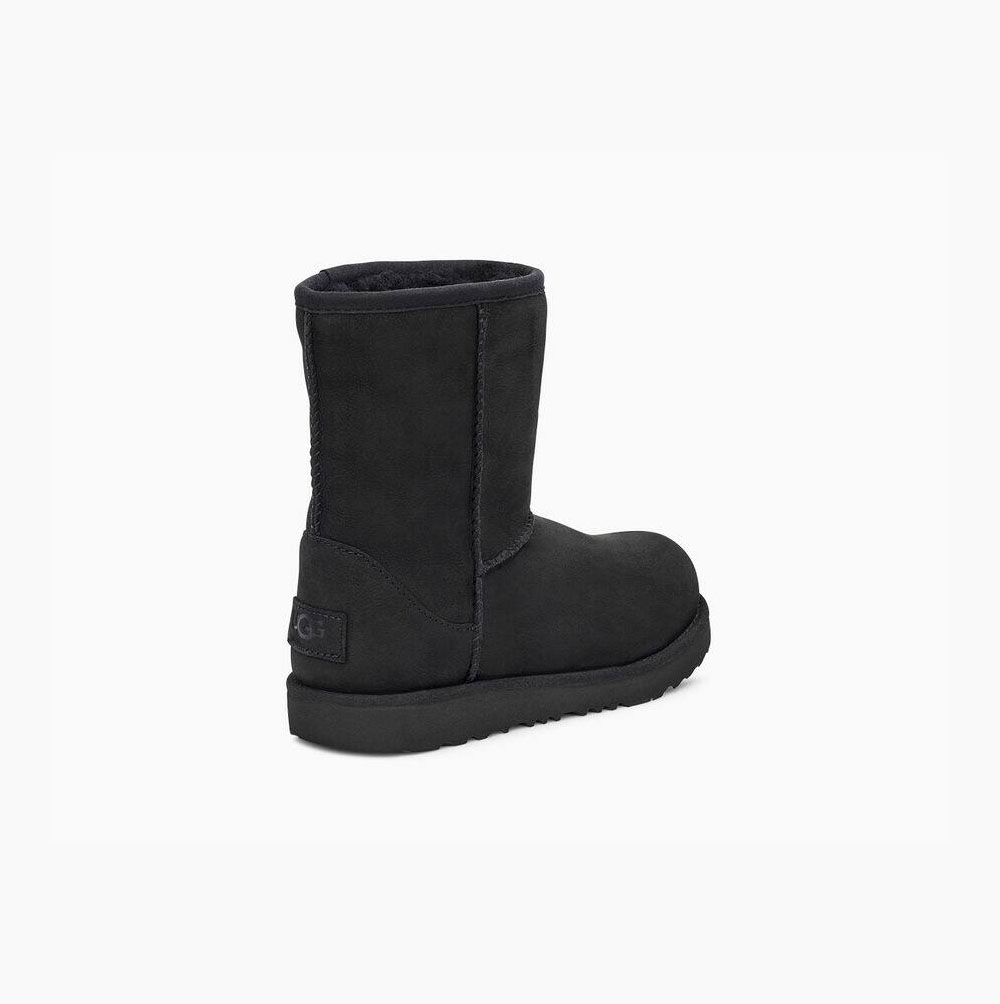 UGG Klassiska II Weather Korta Stövlar Barn Svarta | WZLHG7B8