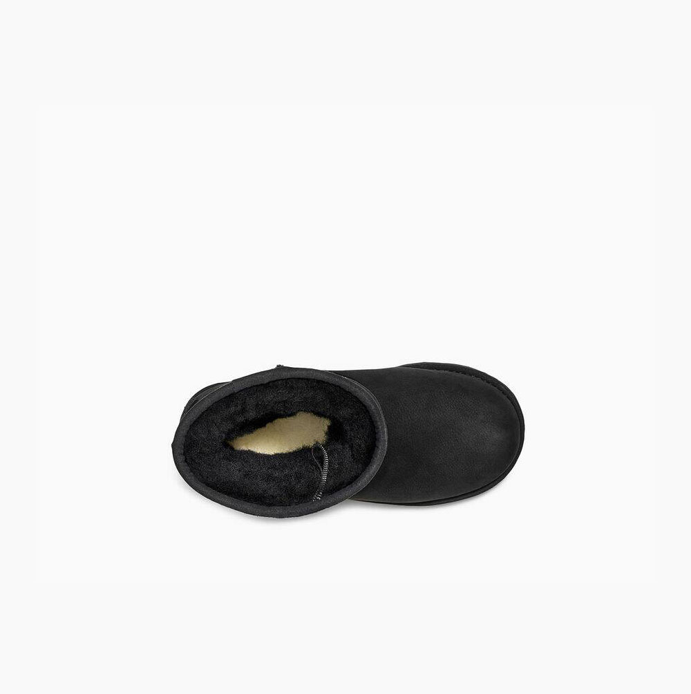 UGG Klassiska II Weather Korta Stövlar Barn Svarta | WZLHG7B8
