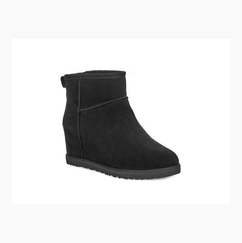 UGG Klassiska Mini Classic Boots Dam Svarta | RS7PDBQ3