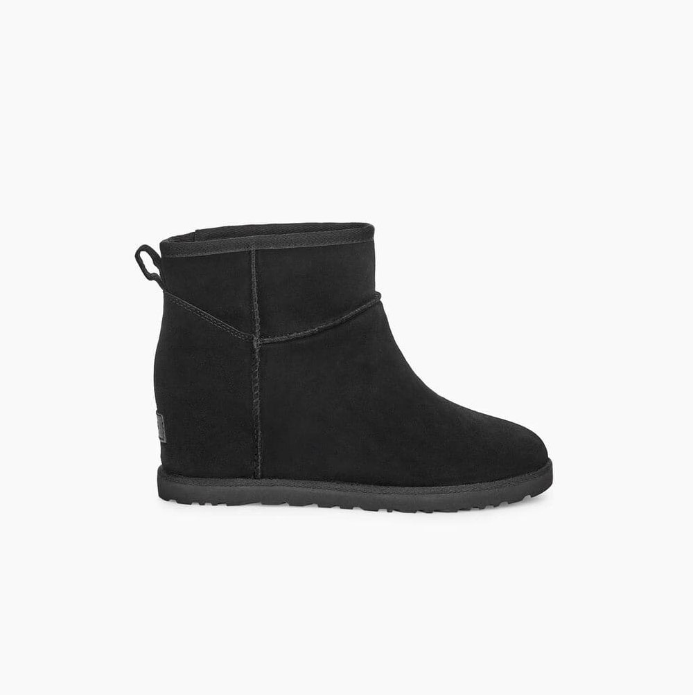 UGG Klassiska Mini Classic Boots Dam Svarta | RS7PDBQ3