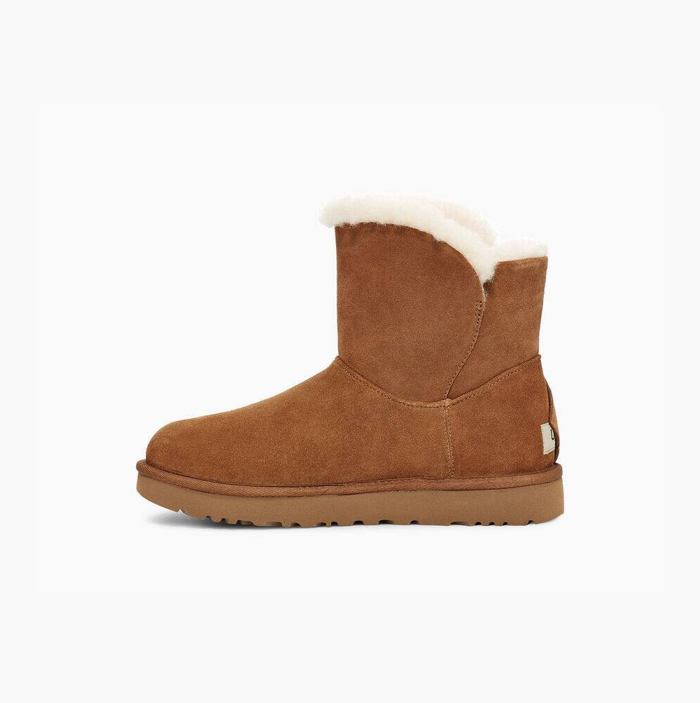 UGG Klassiska Mini Twist Classic Boots Dam Bruna | JH3WWH18