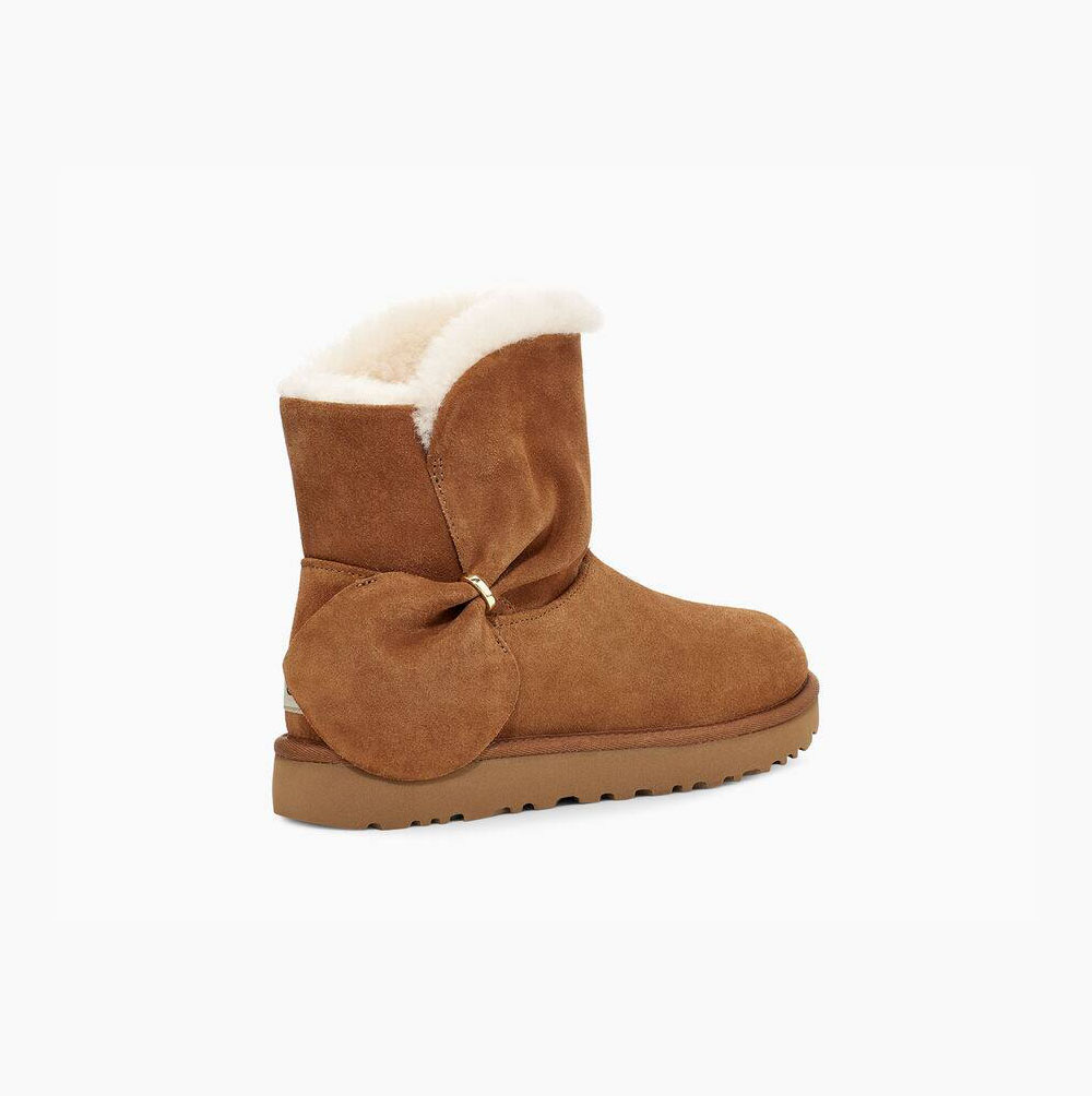UGG Klassiska Mini Twist Classic Boots Dam Bruna | JH3WWH18