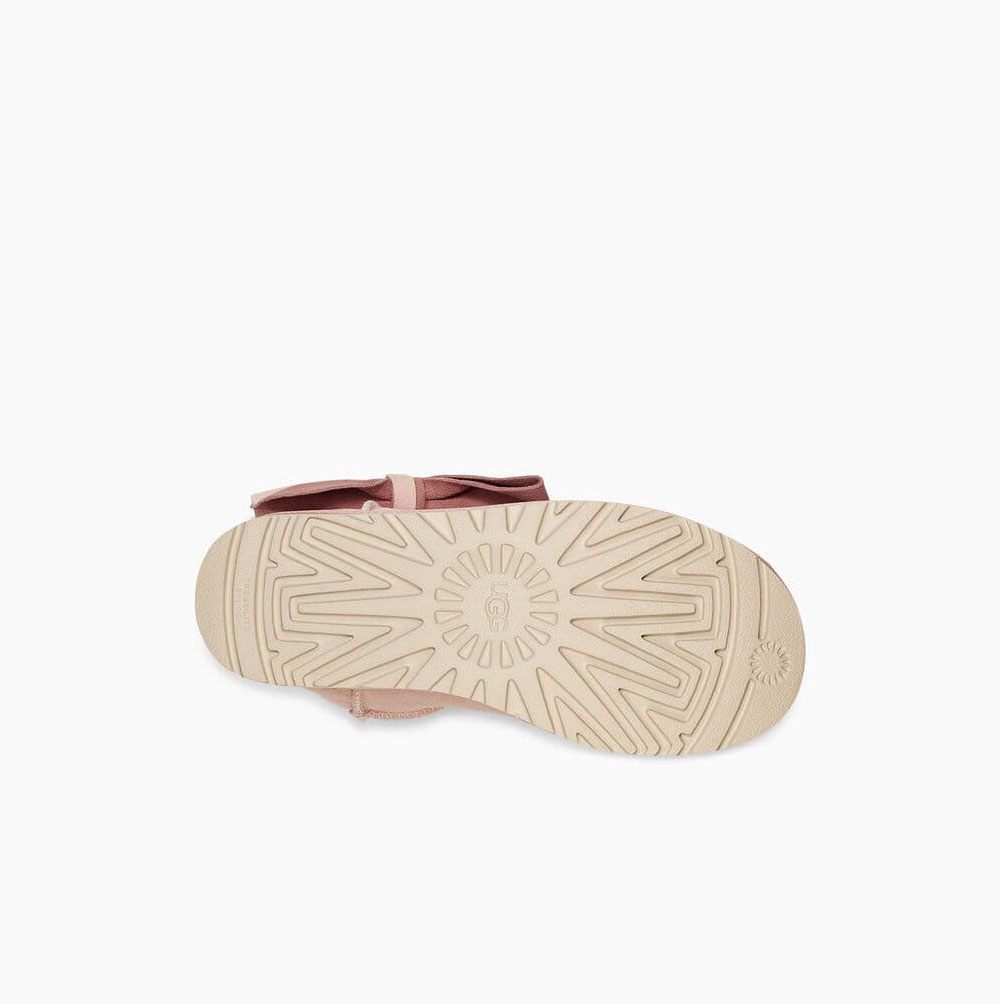 UGG Klassiska Mini Two-Tone Bow Classic Boots Dam Orange | IASTP49K