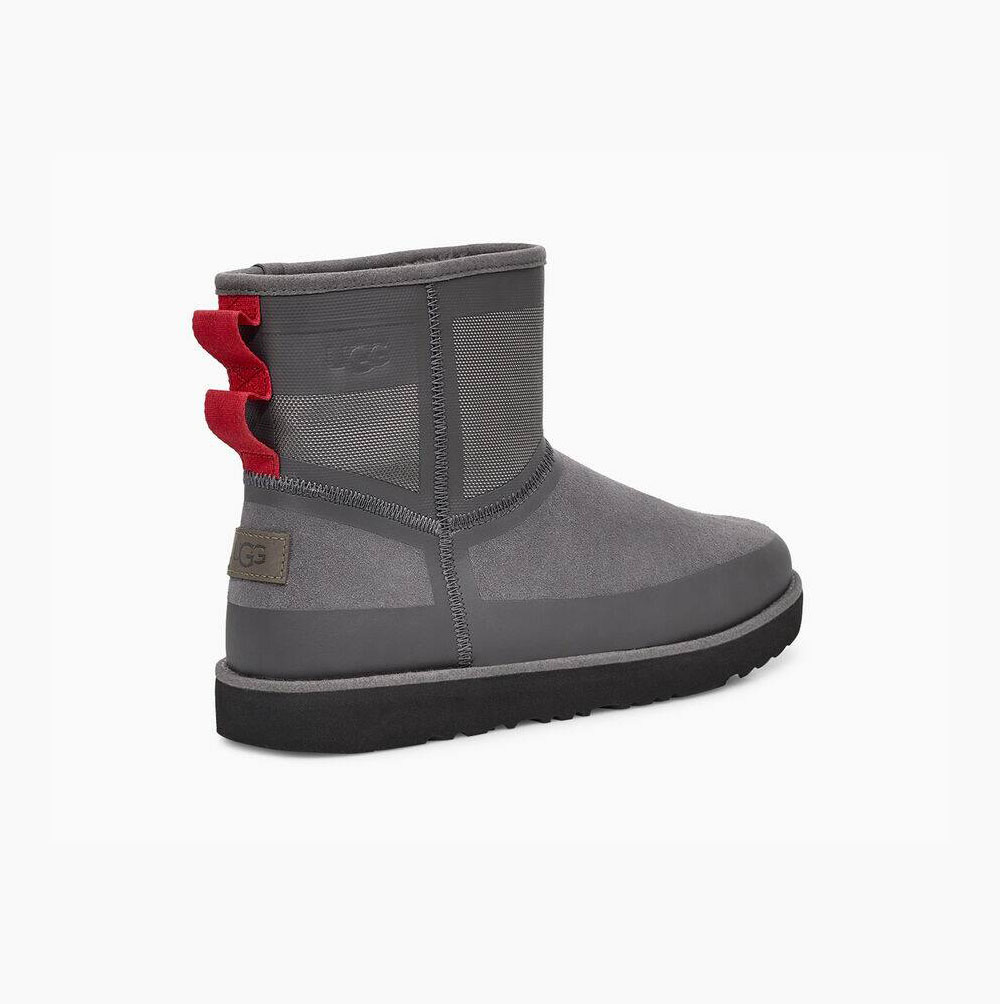 UGG Klassiska Mini Urban Tech Weather Classic Boots Herr Mörkgrå | W40T9X0U