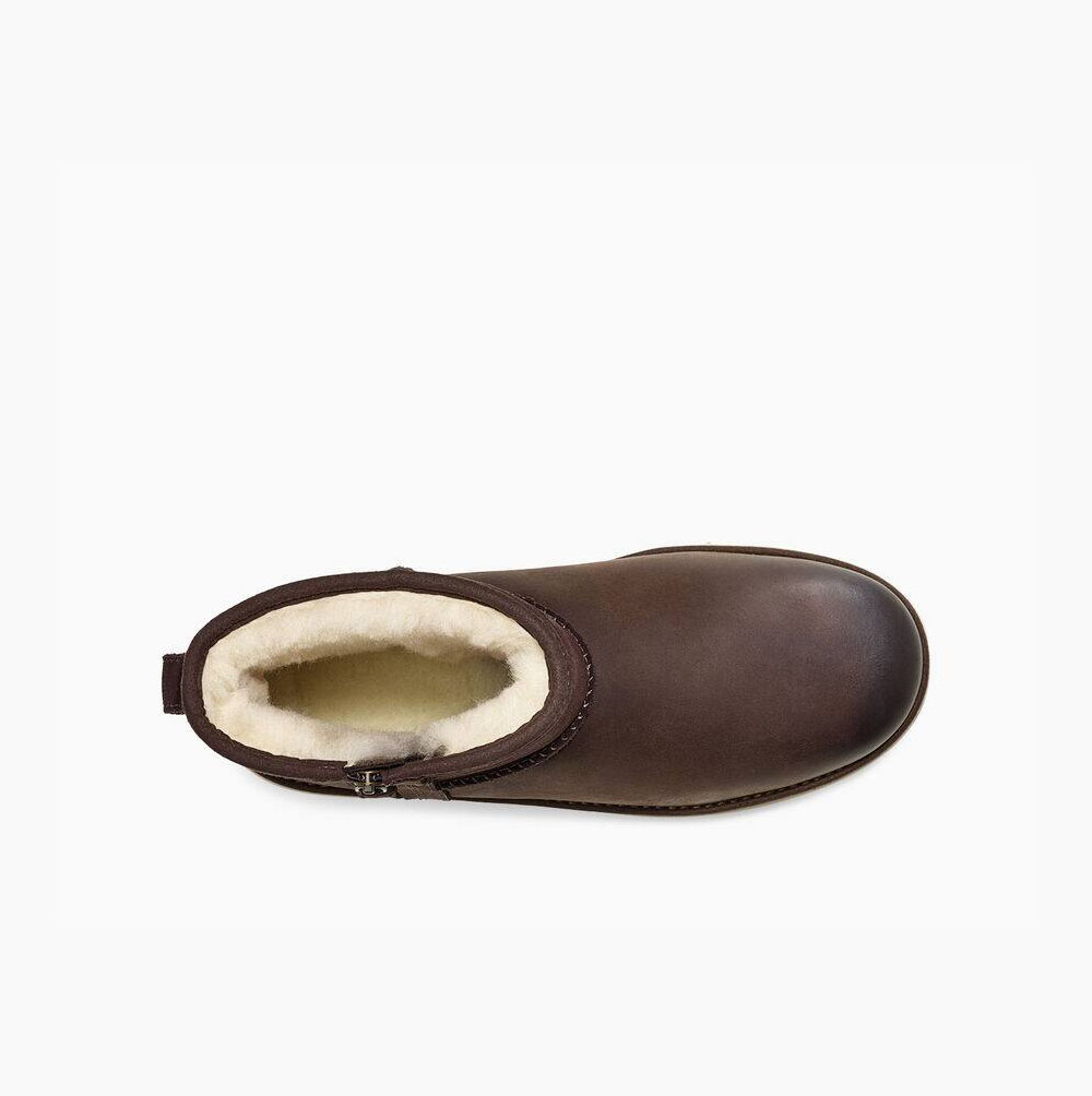 UGG Klassiska Mini Zip Classic Boots Herr Bruna | RLOY541O