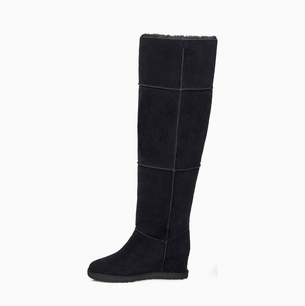 UGG Klassiska OTK Over The Knee Boots Dam Svarta | EHWW4YND