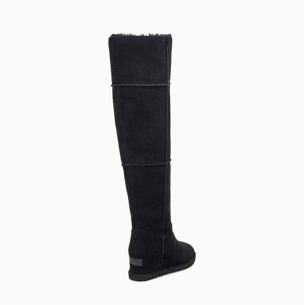 UGG Klassiska OTK Over The Knee Boots Dam Svarta | EHWW4YND