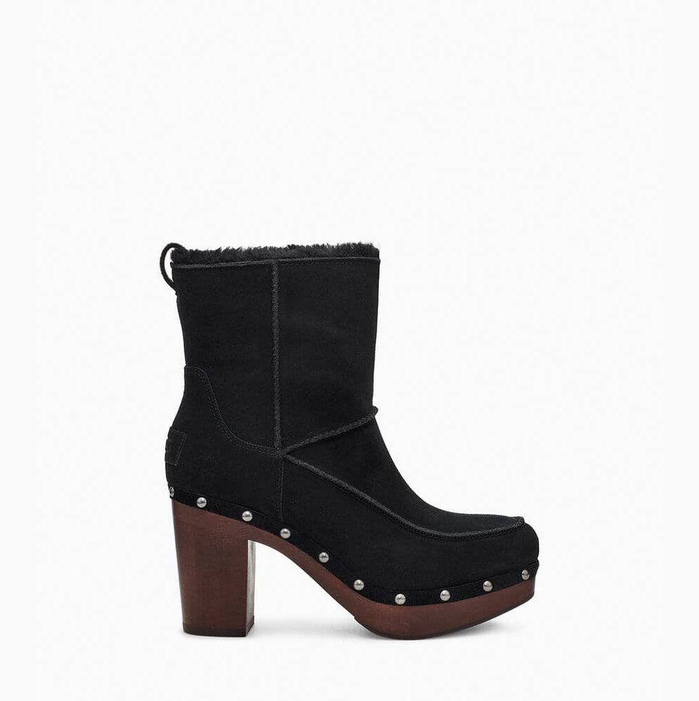 UGG Kouri Lackstövlar Dam Svarta | DR5MYJ2O