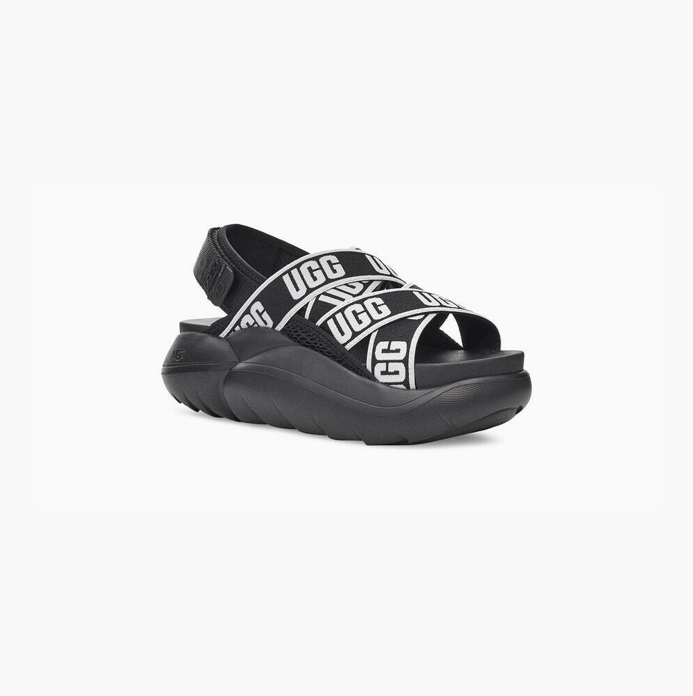 UGG LA Cloud Platå Sandaler Dam Svarta | OA6X58VF