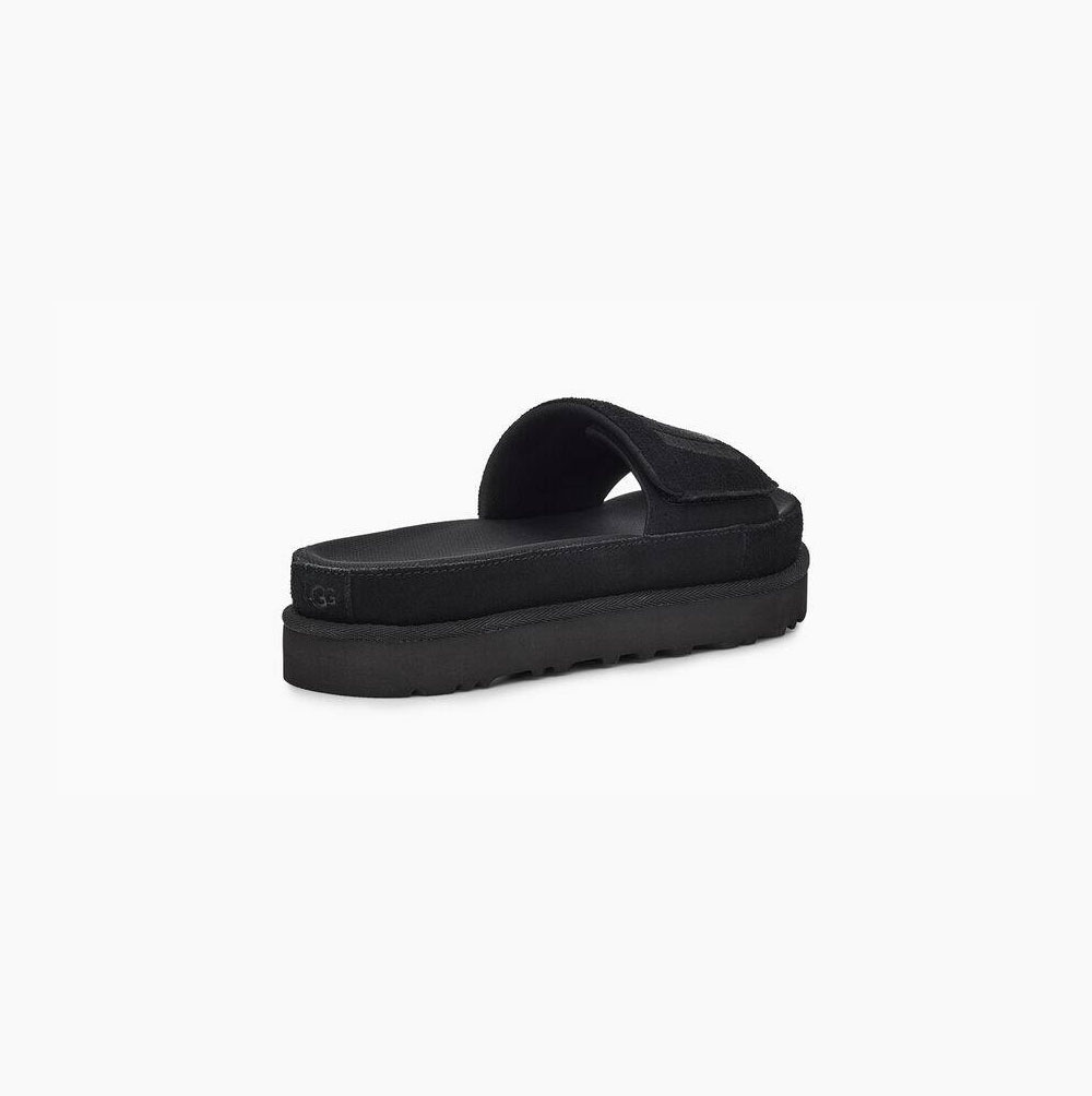 UGG Laton Platform Badtofflor Badtofflor Dam Svarta | 0VJNS2YA
