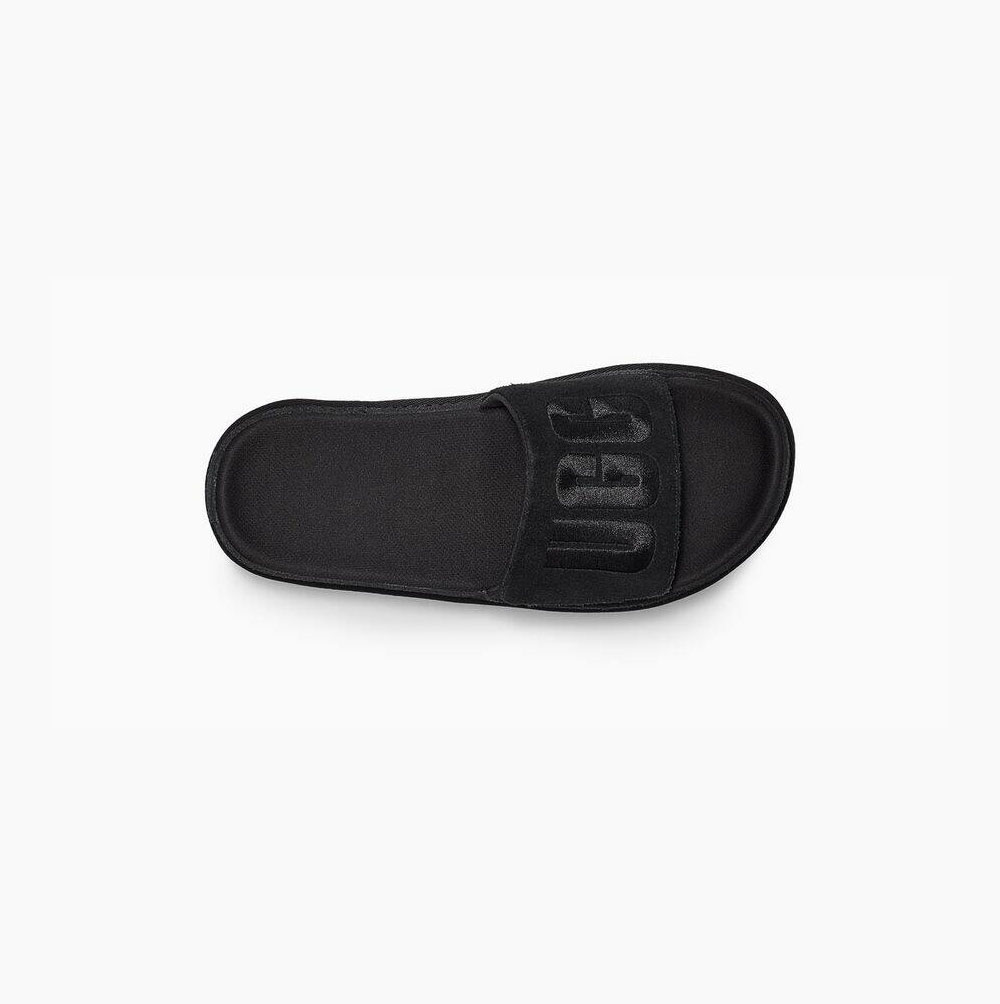 UGG Laton Platform Badtofflor Badtofflor Dam Svarta | 0VJNS2YA