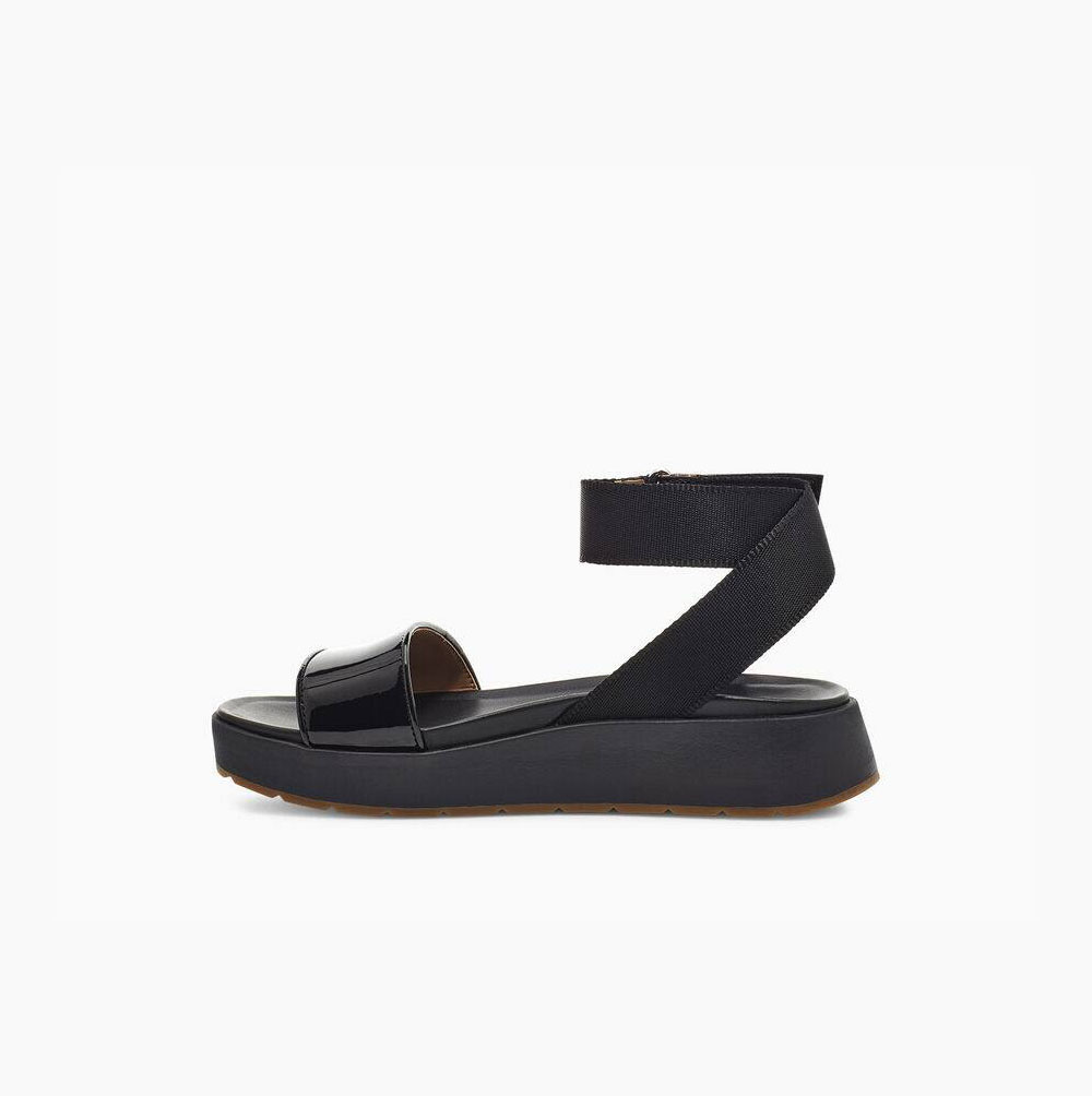 UGG Lennox Platå Sandaler Dam Svarta | 99C6IPDH