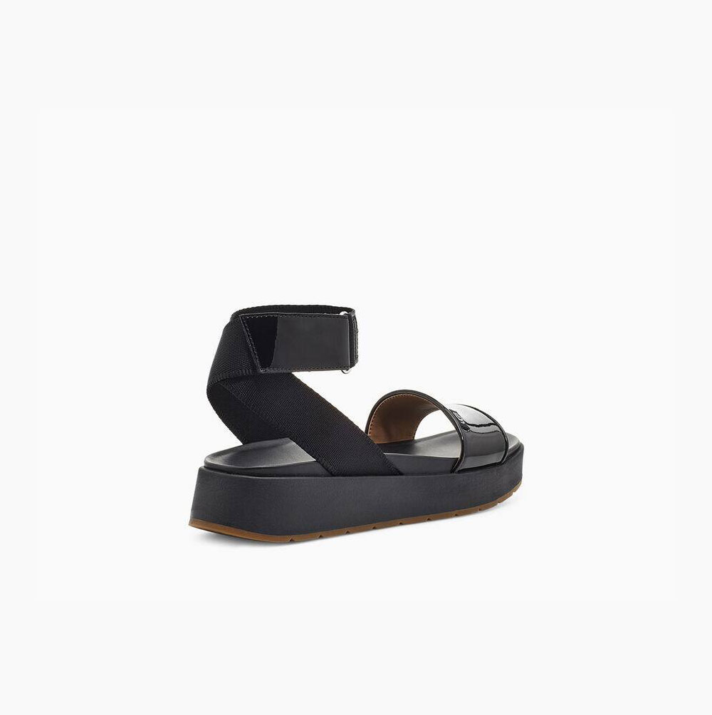 UGG Lennox Platå Sandaler Dam Svarta | 99C6IPDH