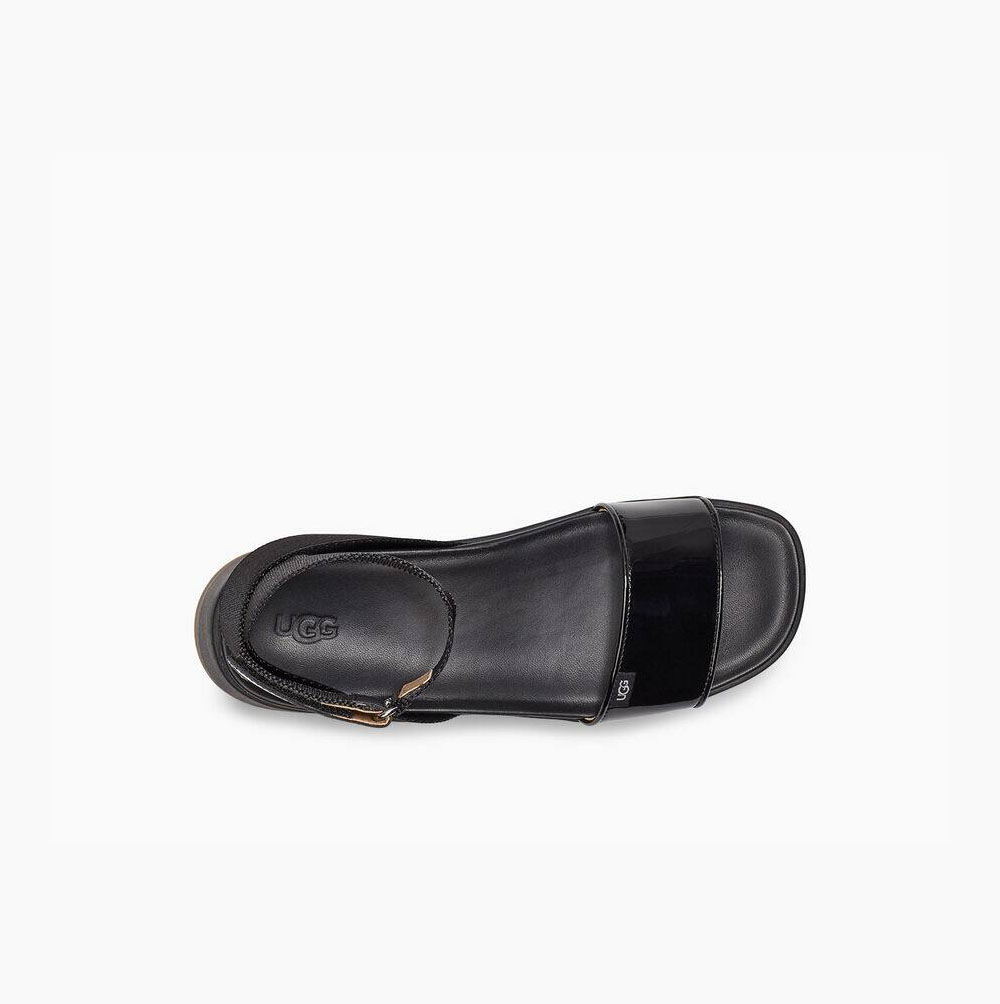 UGG Lennox Platå Sandaler Dam Svarta | 99C6IPDH