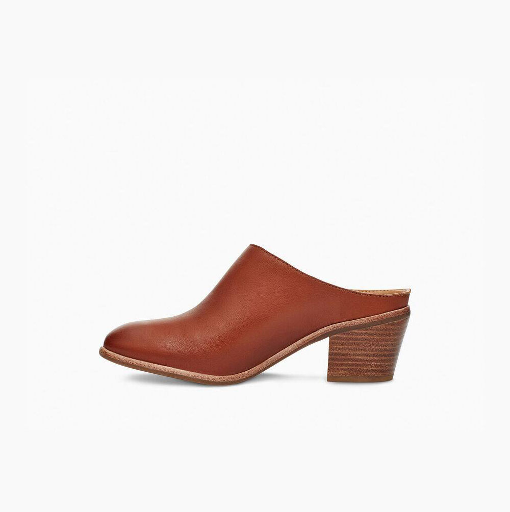 UGG Lovisa Heels Mules Skor Dam Bruna | NZAAI1IF