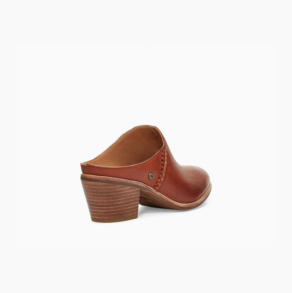 UGG Lovisa Heels Mules Skor Dam Bruna | NZAAI1IF