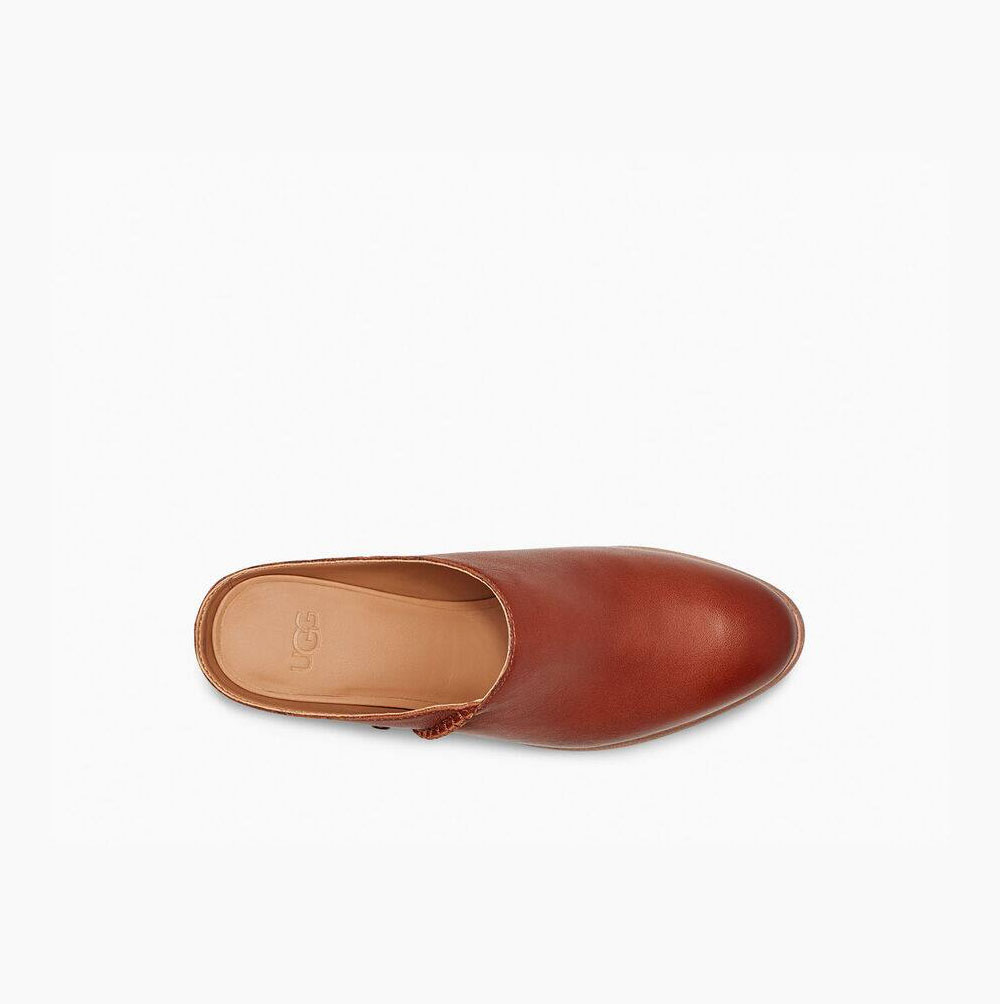 UGG Lovisa Heels Mules Skor Dam Bruna | NZAAI1IF