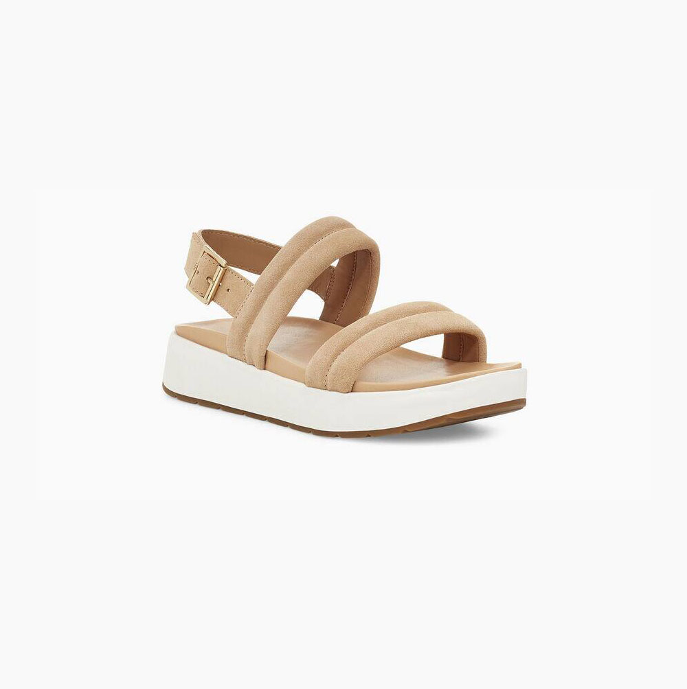 UGG Lynnden Platå Sandaler Dam Beige | PI2LYKXK