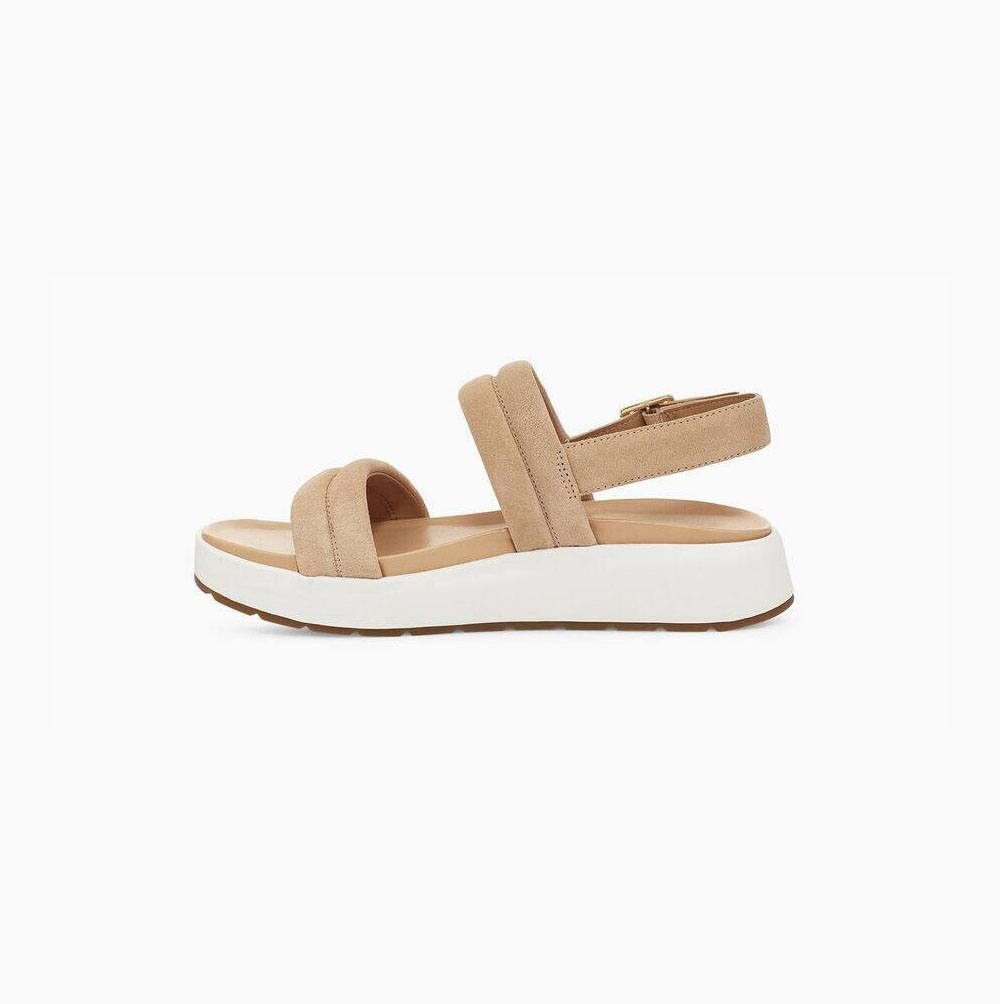 UGG Lynnden Platå Sandaler Dam Beige | PI2LYKXK