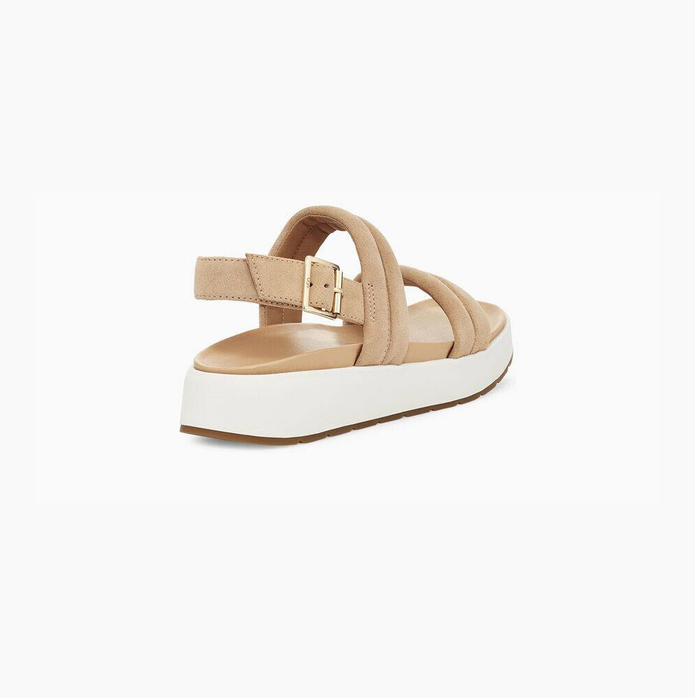 UGG Lynnden Platå Sandaler Dam Beige | PI2LYKXK