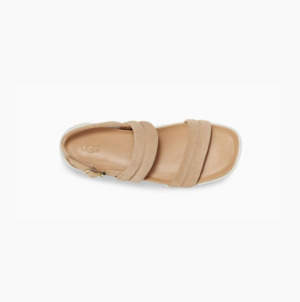 UGG Lynnden Platå Sandaler Dam Beige | PI2LYKXK