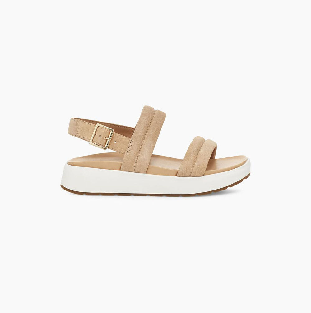 UGG Lynnden Platå Sandaler Dam Beige | PI2LYKXK
