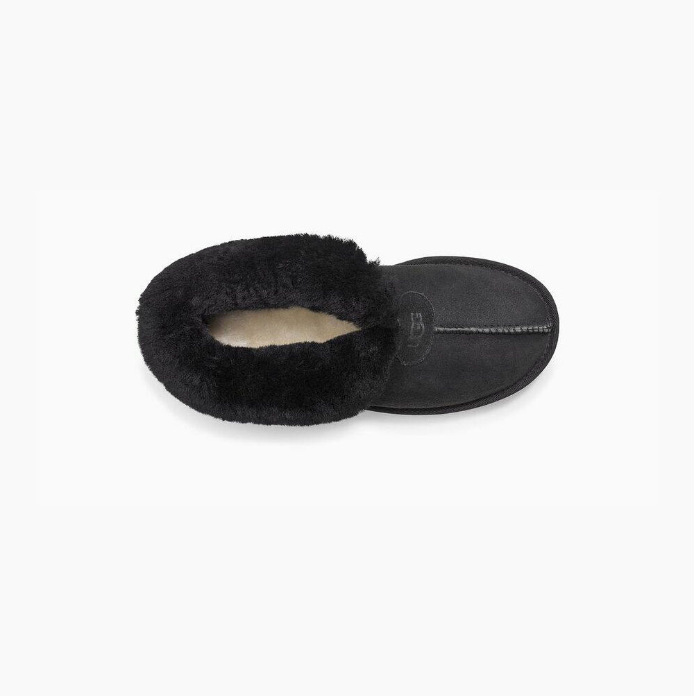 UGG Mate Revival Tofflor Dam Svarta | 1TOPQ1WQ