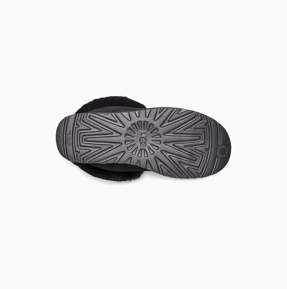 UGG Mate Revival Tofflor Dam Svarta | 1TOPQ1WQ